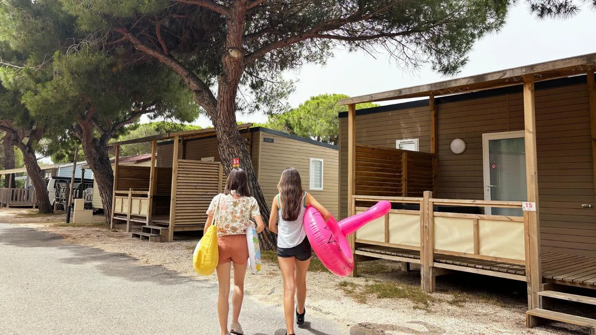 ** キャンプ場 Camping La Bergerie Plage イエール フランス